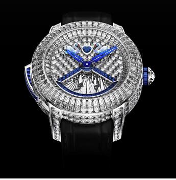 Jacob & Co. Rasputin Tourbillon Baguette Blue Sapphires Replica Watch CT200.30.BD.BD.A Jacob & Co. Rasputin Tourbillon Baguette Blue Sapphires Replica Watch CT200.30.BD.BD.A